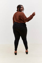 Acetate Slinky Bodysuit - InTheStyle