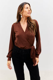Acetate Slinky Bodysuit - InTheStyle