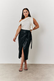 One Shoulder Draped Top