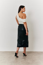 One Shoulder Draped Top