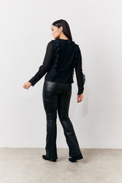 Ruffle Chiffon Blouse