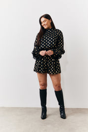 Foil Chiffon Blouse