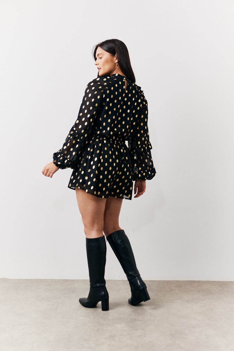 Foil Chiffon Blouse