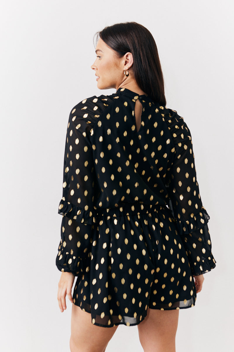 Foil Chiffon Blouse