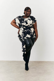 Abstract Drape Top - InTheStyle
