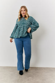 Floral Printed Smock Top