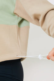 Colourblock Half Zip Sweatshirt 