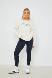 Manhattan Slogan Sweater 
