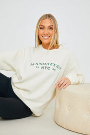 Manhattan Slogan Sweater 