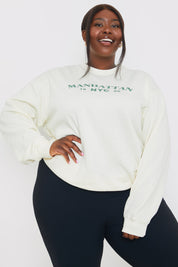 Manhattan Slogan Sweater 