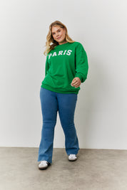 Paris Slogan Sweatshirt