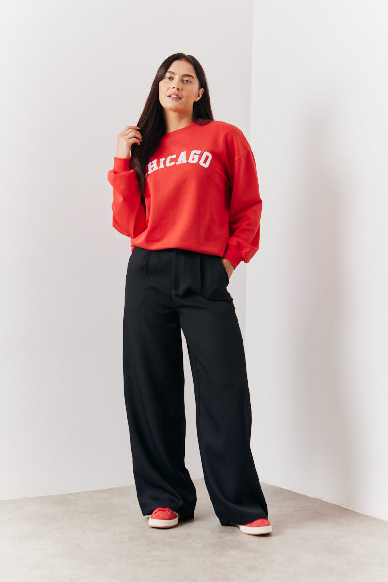Chicago Slogan Sweatshirt