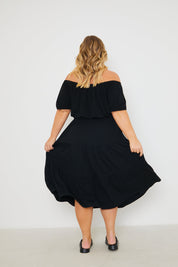 Tie Maxi Skirt in Jersey