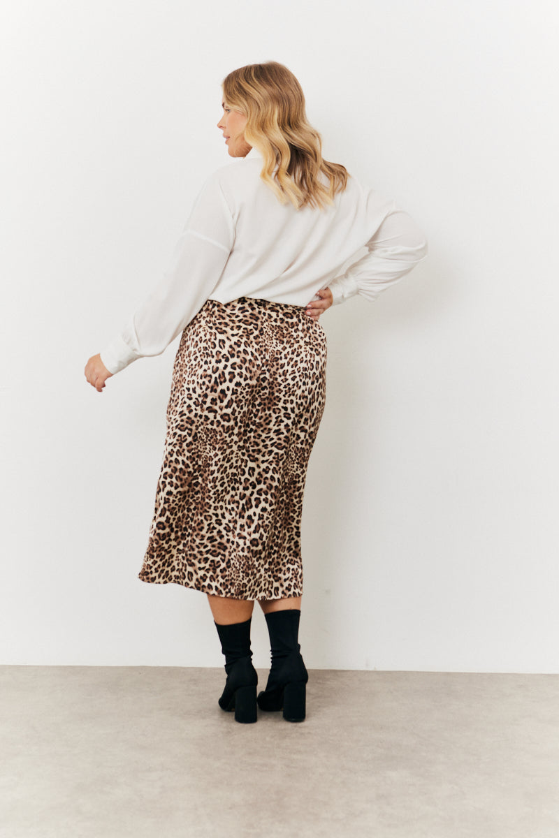 Leopard Wrap Midi