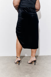 Velvet Midi Skirt