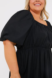 Short Puff Sleeve Smock