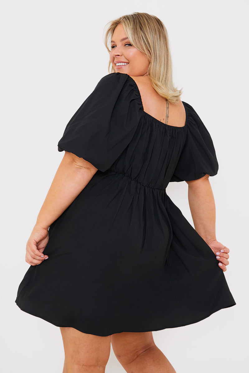 Short Puff Sleeve Smock