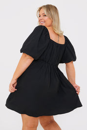Short Puff Sleeve Smock