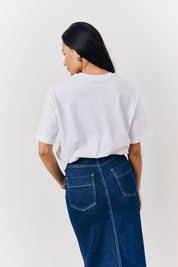 White Ciao Slogan T-Shirt