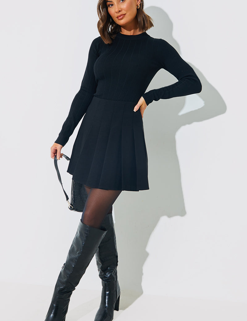 Ribbed Long Sleeved Bodysuit