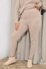 Knitted Ribbed Co-Ord Legging