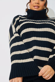 Knitted Roll Neck Jumper