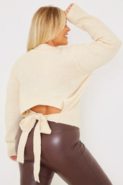 Premium Tie Back Knitted Jumper