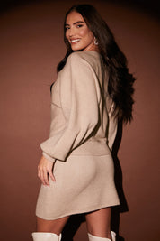 High Neck Co-Ord Knit Jumper
