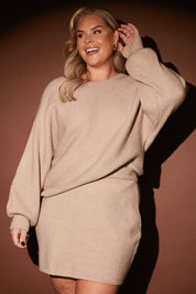 High Neck Co-Ord Knit Jumper