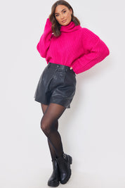 Knit Roll Neck Jumper