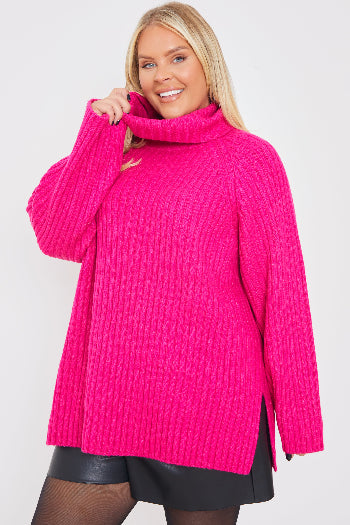 Knit Roll Neck Jumper