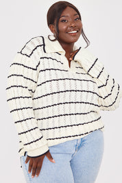 Recycled Pointelle Jumper