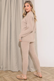 Knitted Ribbed Co-Ord Legging