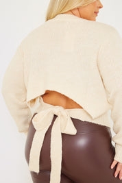 Premium Tie Back Knitted Jumper