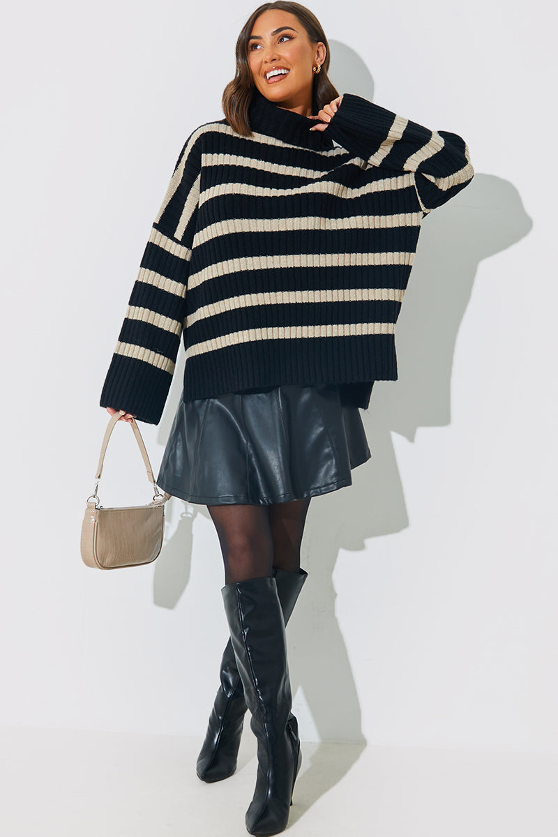 Knitted Roll Neck Jumper