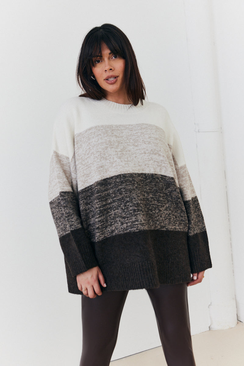 Recycled Tonal Crew Neck Jumper