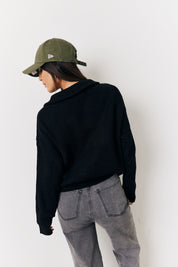 Quarter Zip Knitted Jumper