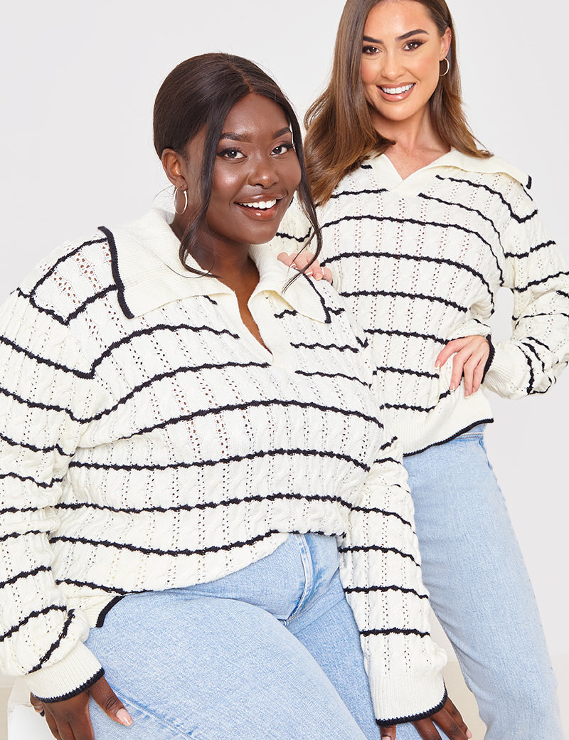 Recycled Pointelle Jumper