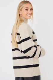 High Neck Knit Jumper