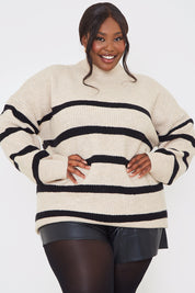 High Neck Knit Jumper