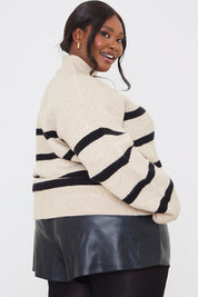 High Neck Knit Jumper