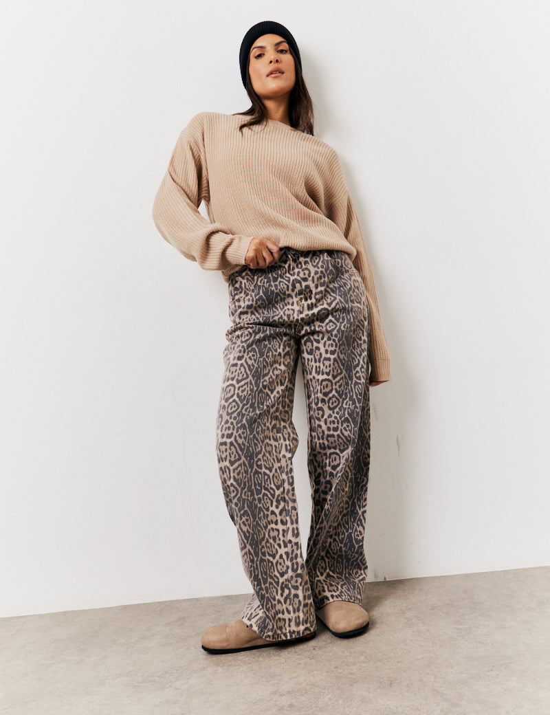 Crew Neck Knitted Jumper	