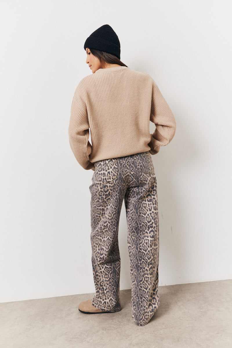 Crew Neck Knitted Jumper	