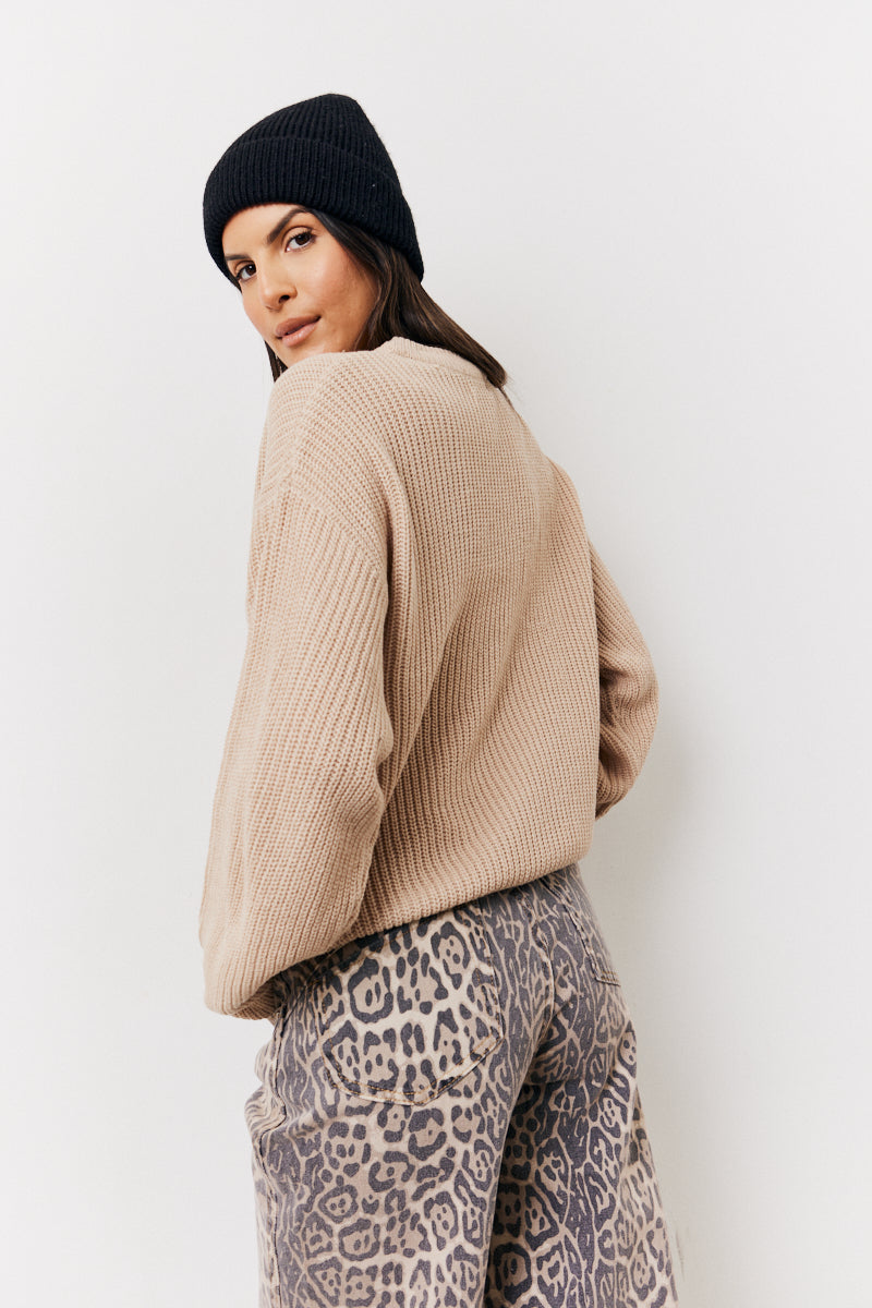 Crew Neck Knitted Jumper	