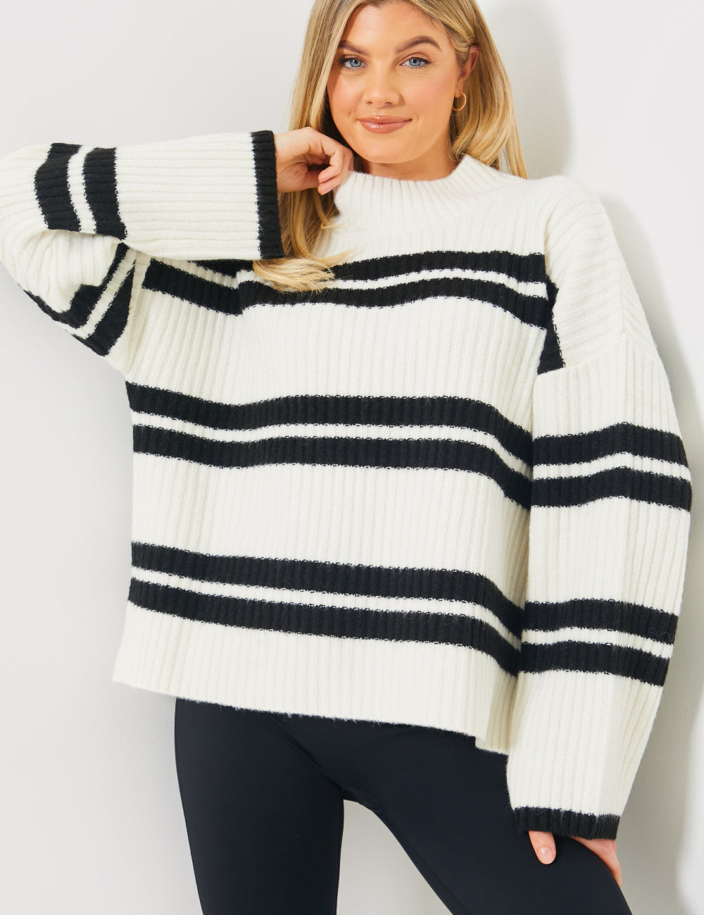 Double Stripe Knit Jumper