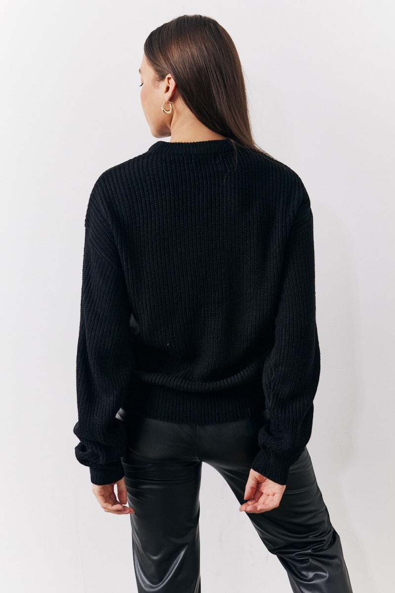 Crew Neck Knitted Jumper