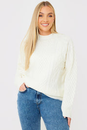 Recycled Cable Knitted Jumper