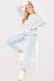 Stripe Crew Neck Jumper