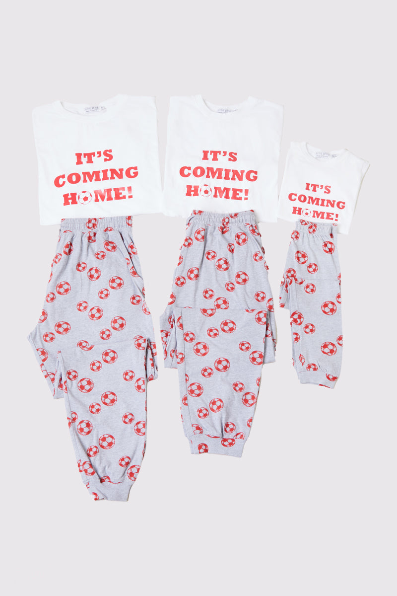 Mens WhiteItS Coming Home Short Sleeve Matching Family Pj Set