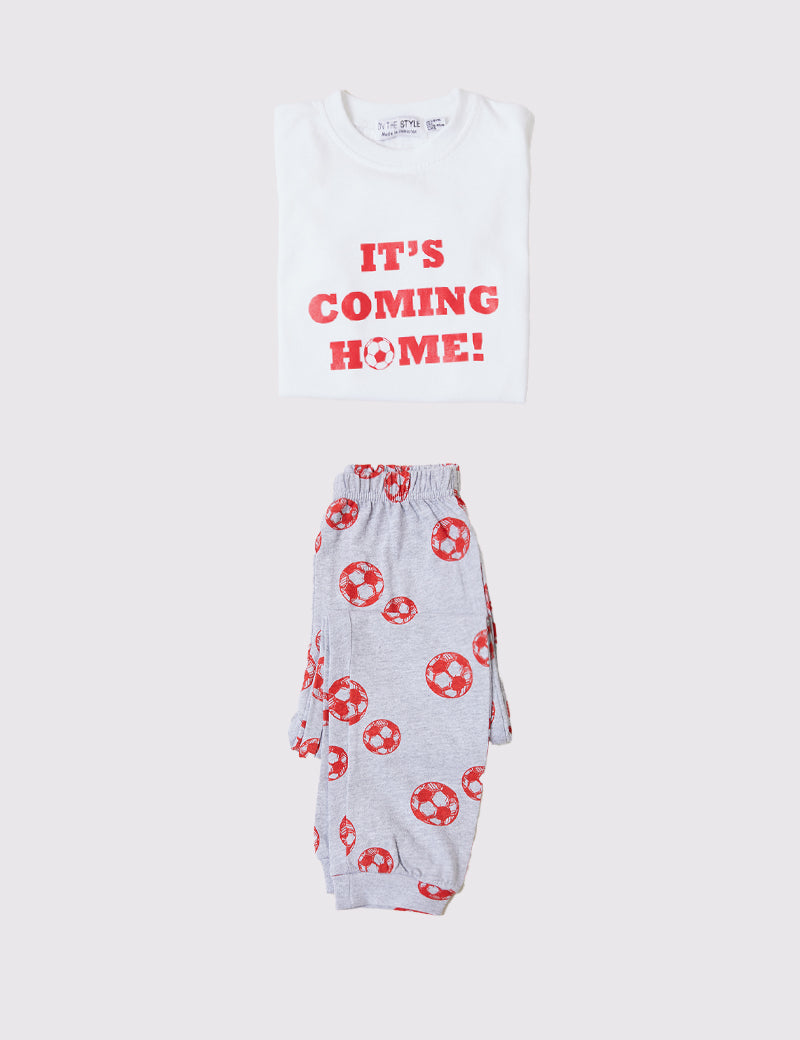 Kids WhiteItS Coming Home Short Sleeve Matching Family Pj Set